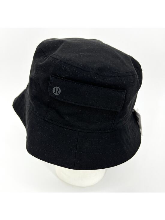 Lululemon Womens On My Level Bucket Hat Pocket Black Size S/M New With Tags main image 4